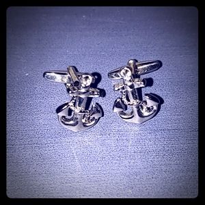 Anchor cufflinks wedding